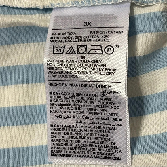 OLD NAVY Matching Printed‎ Smocked Bralette Top in Blue Stripe - Picture 9 of 10